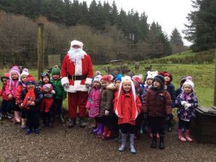 Christmas Outing to Gortin Glens- Feeding Santa's Reindeers 
